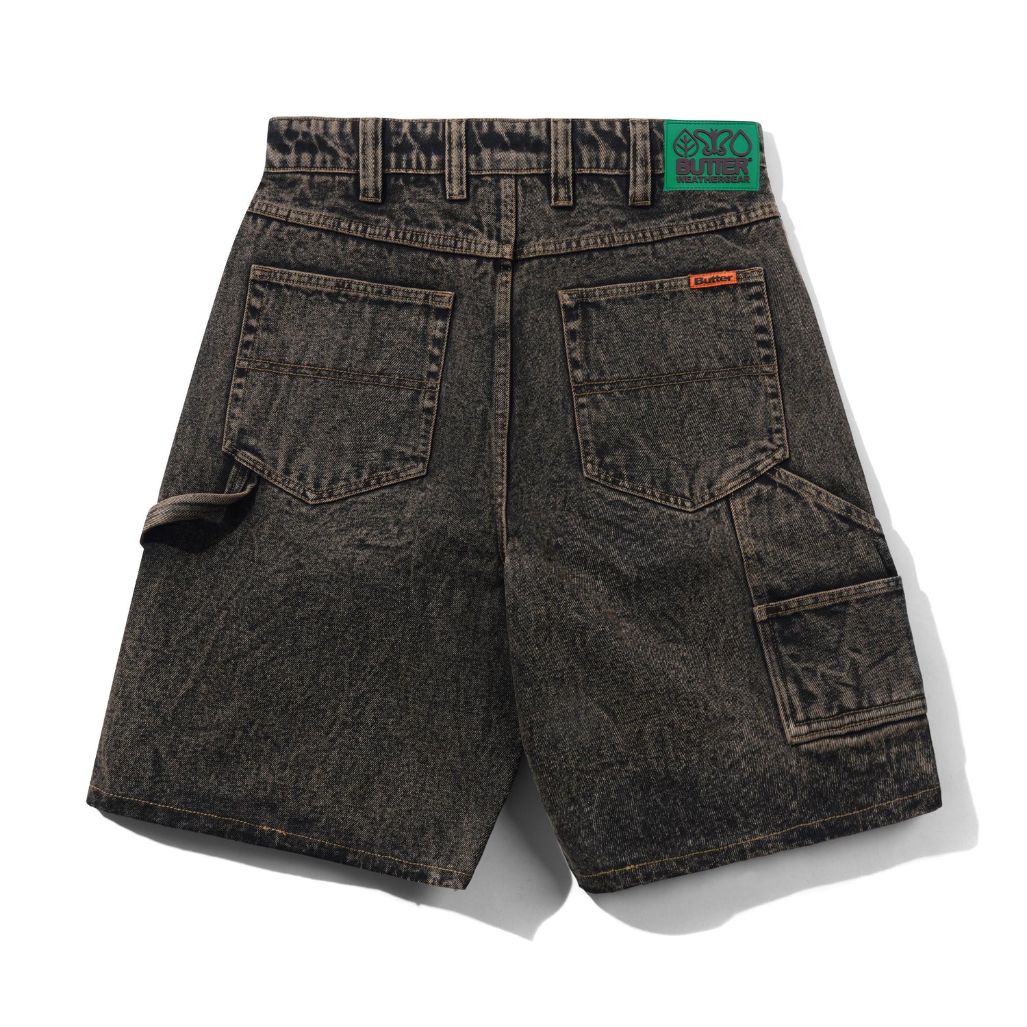 Weathergear Denim Shorts, Brown Tint
