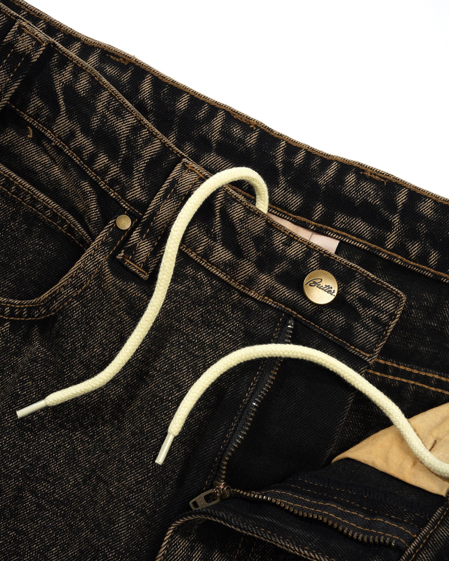 Weathergear Denim Shorts, Brown Tint