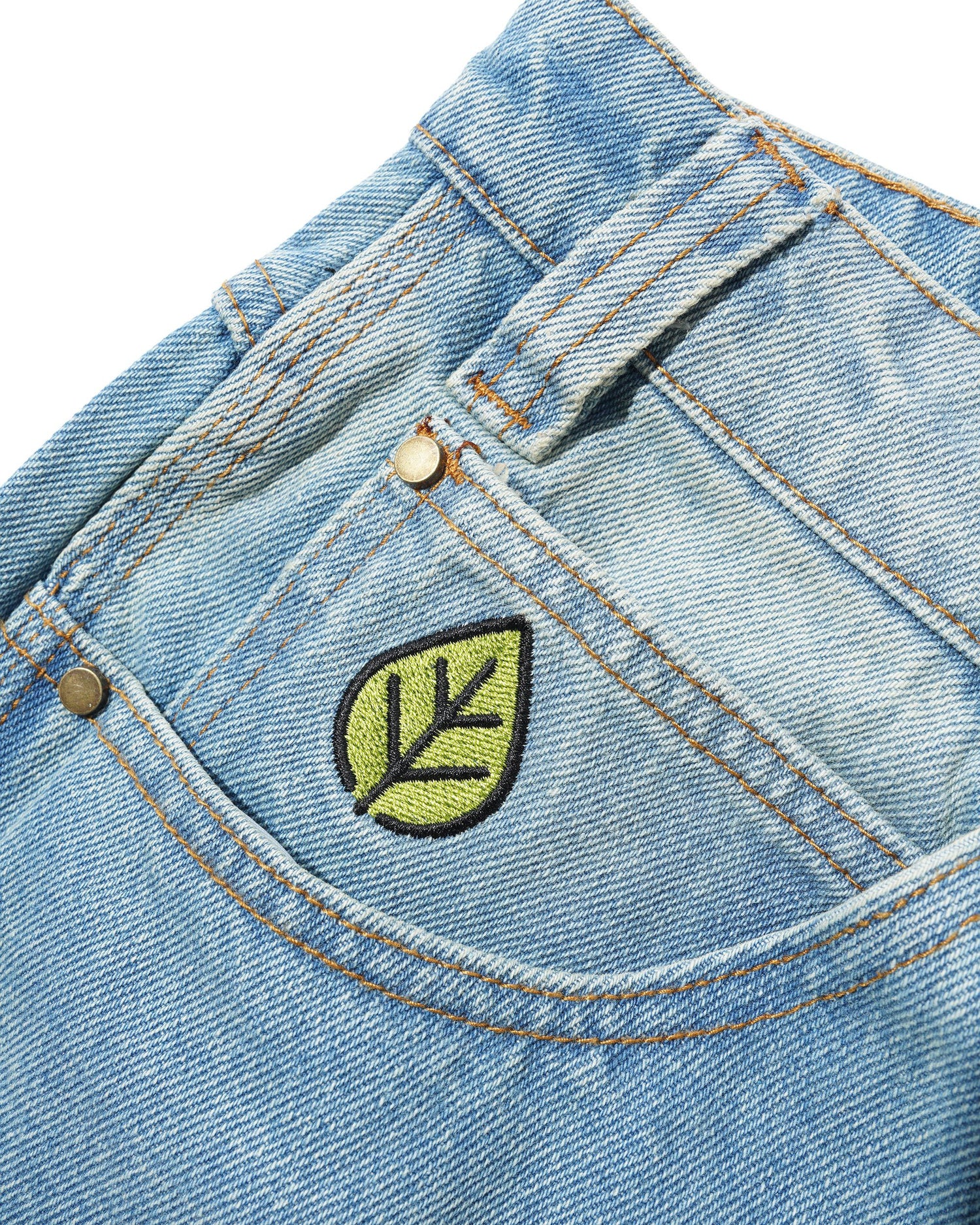 Weathergear Denim Shorts, Distressed Indigo