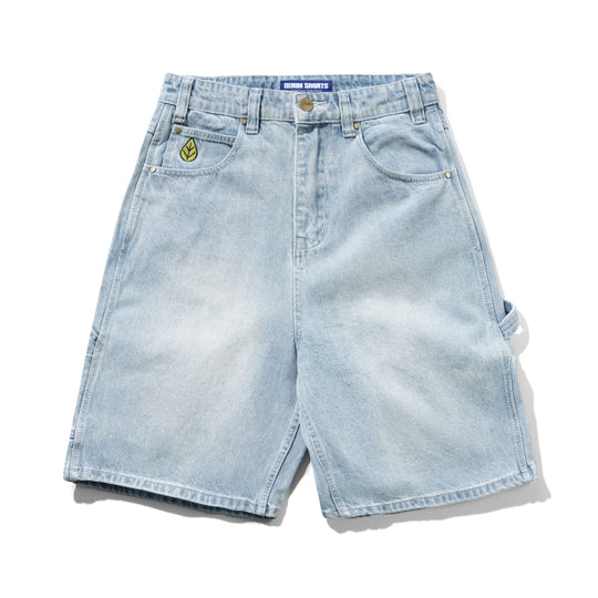 Weathergear Denim Shorts, Faded Blue
