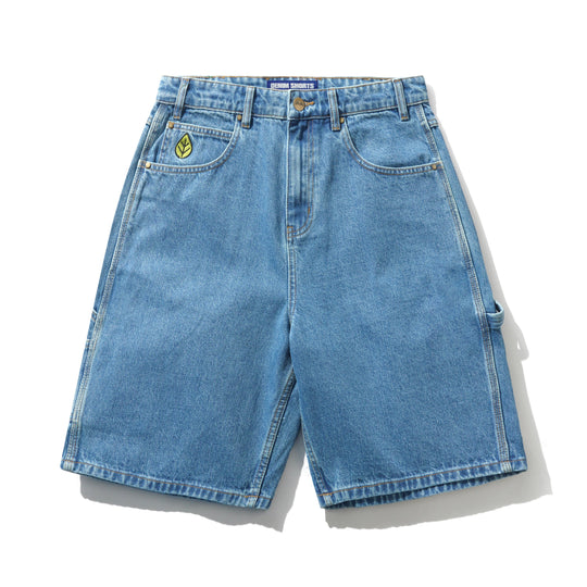 Weathergear Denim Shorts, Streaky Indigo