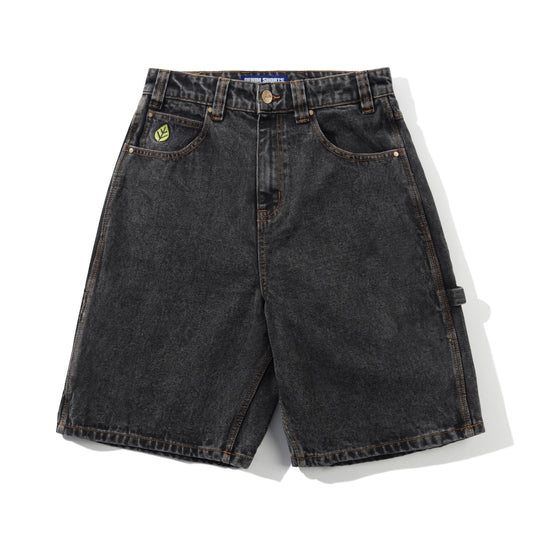 Weathergear Denim Shorts, Gunmetal