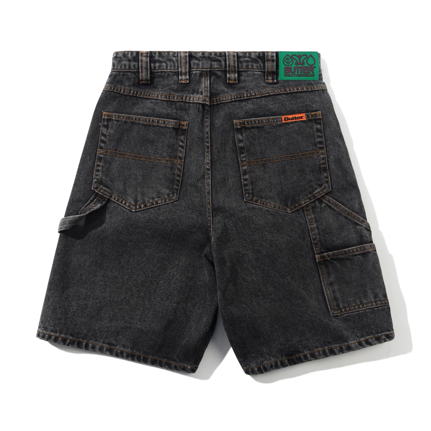 Weathergear Denim Shorts, Gunmetal