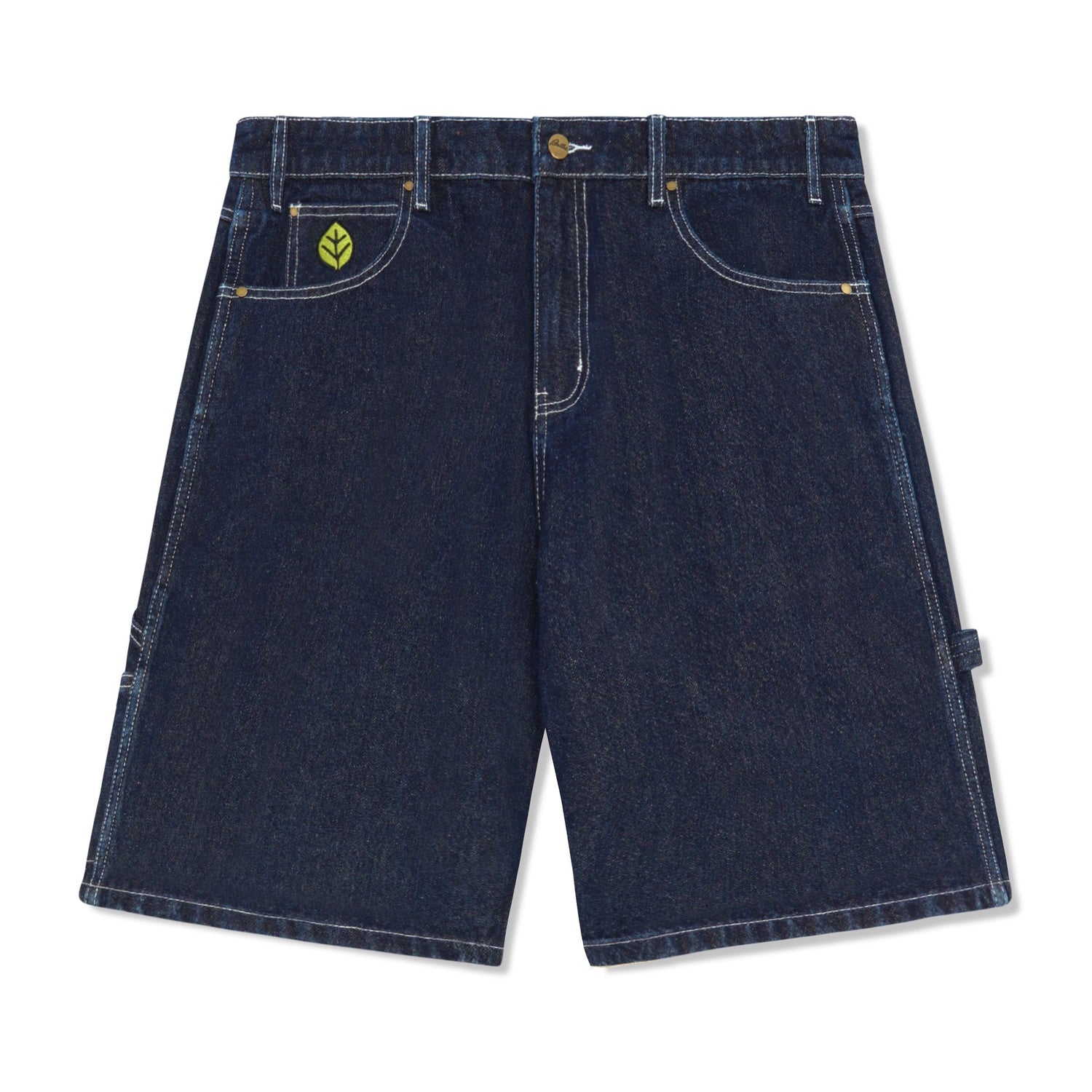 Weathergear Heavy Weight Denim Shorts, Dark Indigo