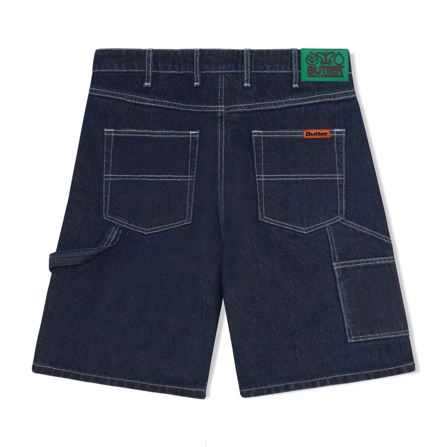 Weathergear Heavy Weight Denim Shorts, Dark Indigo