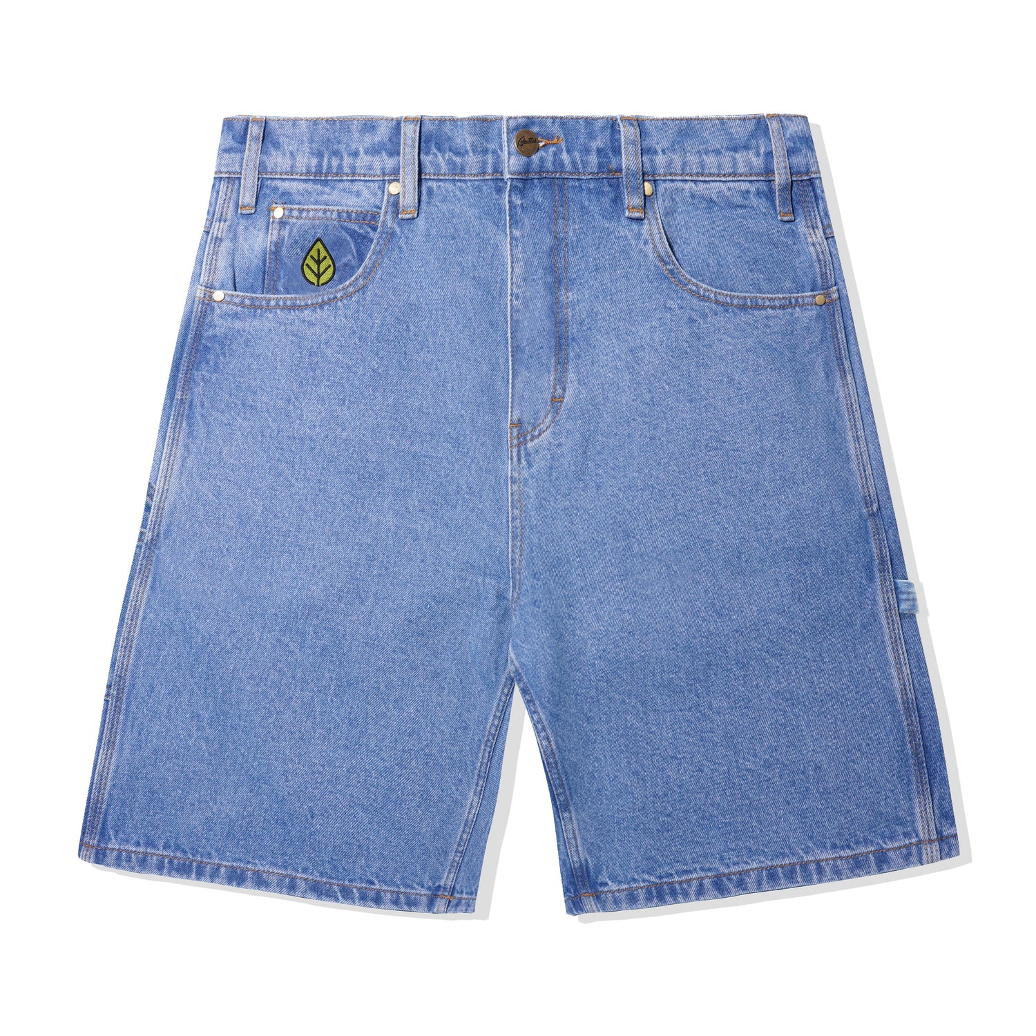 Weathergear Heavy Weight Denim Shorts, Washed Indigo