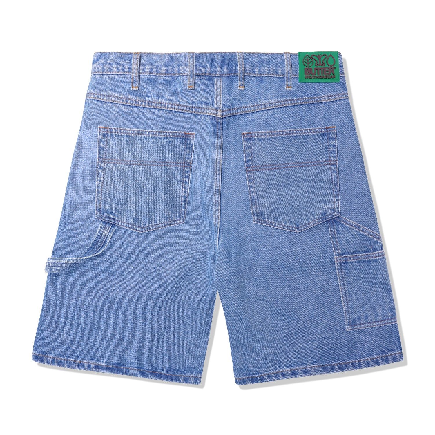 Weathergear Heavy Weight Denim Shorts, Washed Indigo