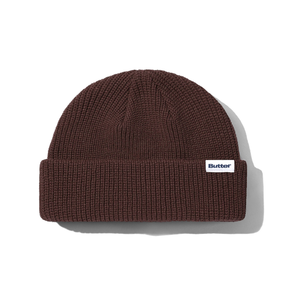 Butter Goods Wharfie Beanie, Chocolate