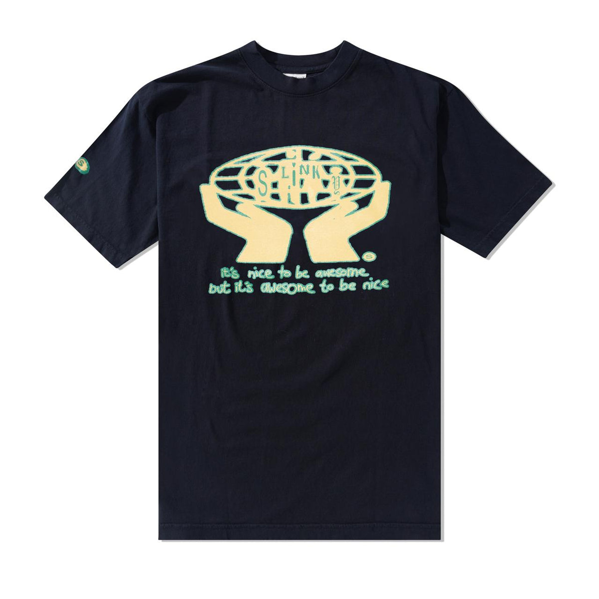 Awesome Tee, Petrol Blue
