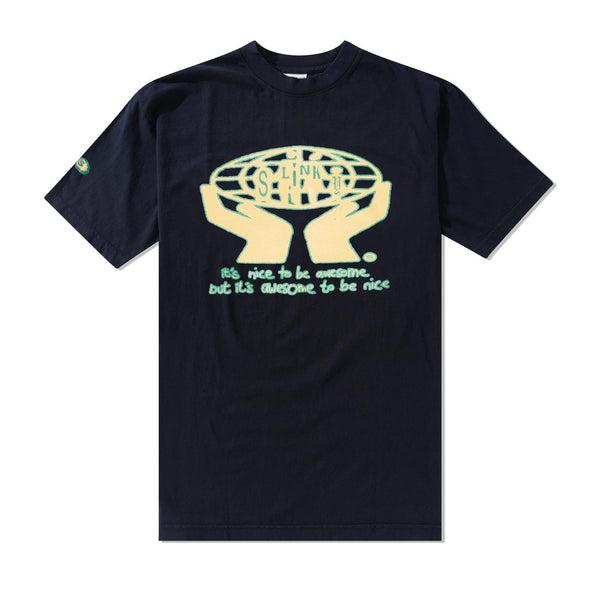 Slinky Awesome Tee, Petrol Blue