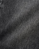 Wide Cut Denim Jeans, Distressed Grey