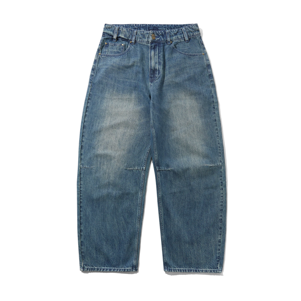 Butter Goods Wide Cut Denim Jeans, Faded Work Blue