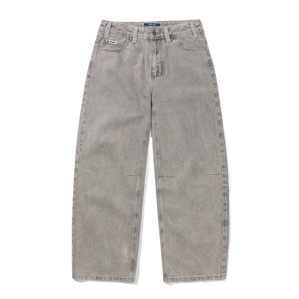 Butter Goods Wide Cut Denim Jeans, Grey Wash