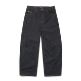 Wide Cut Denim Jeans, Raw Indigo