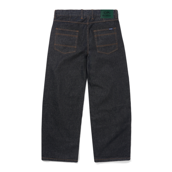 Butter Goods Wide Cut Denim Jeans, Raw Indigo