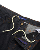 Wide Cut Denim Jeans, Raw Indigo