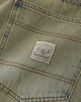 Wide Cut Denim Jeans, Sunfade Blue