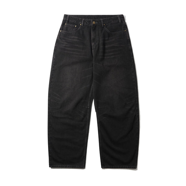 Butter Goods Wide Cut Denim Jeans, Tinted Black
