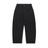 Wide Cut Ripstop Pants, Black