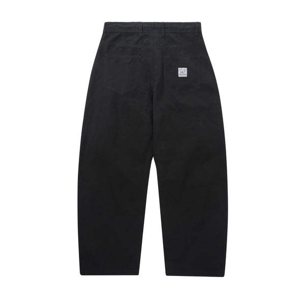 Butter Goods Wide Cut Ripstop Pants, Black