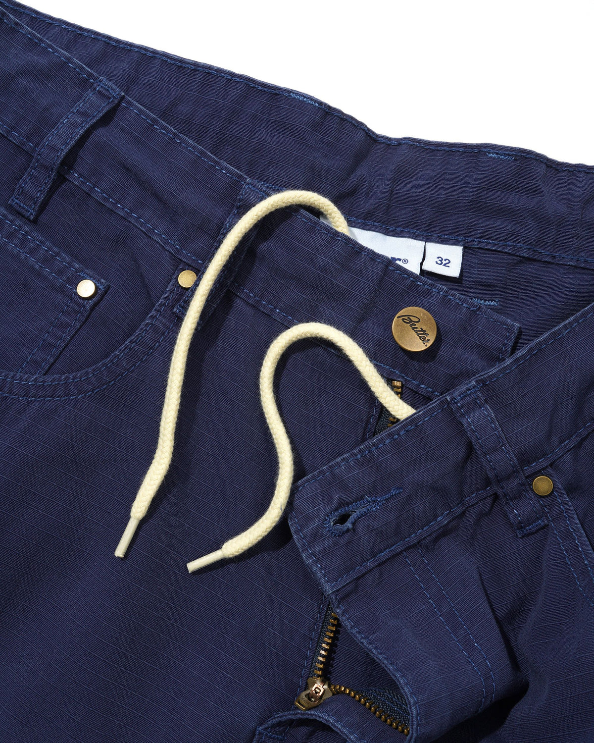Wide Cut Ripstop Pants, Work Blue