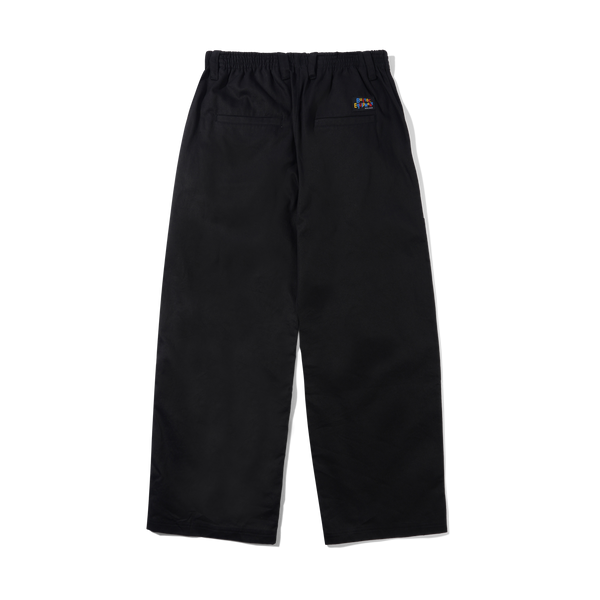 Butter Goods Wide Leg Pants, Black