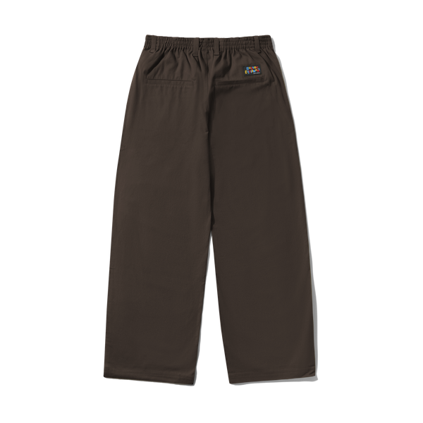 Butter Goods Wide Leg Pants, Brown