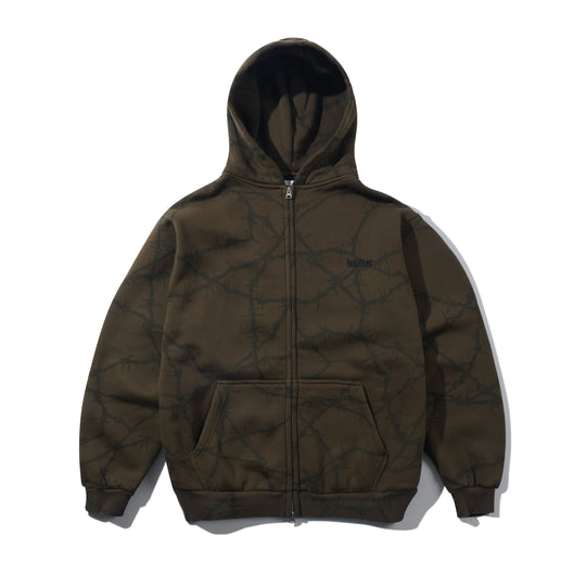 Wired Zip-Thru Hood, Fudge