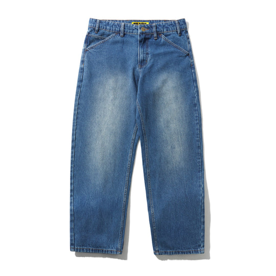 Witness Denim Jeans, Mid Indigo Slub