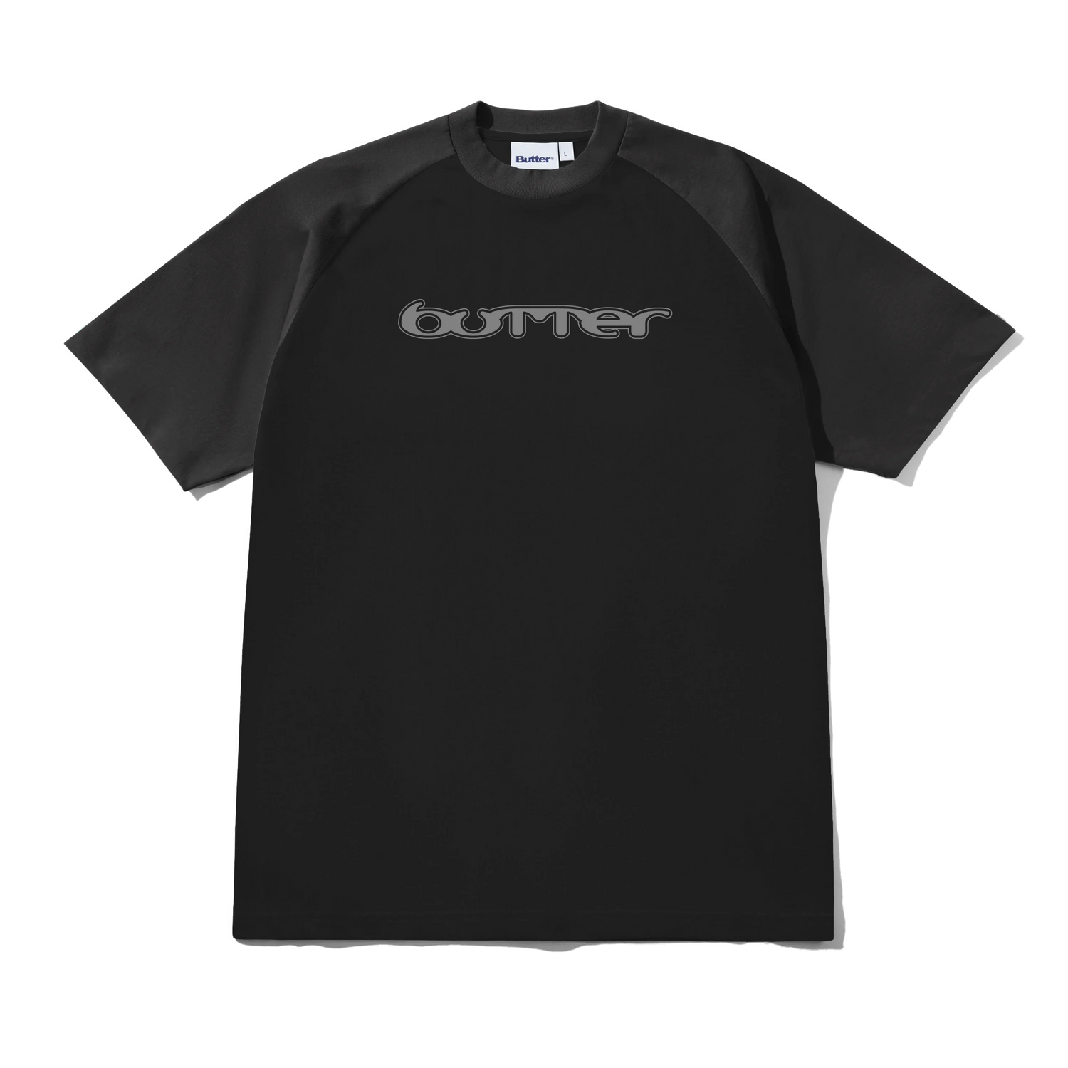 Witness Raglan Tee, Black / Dark Grey