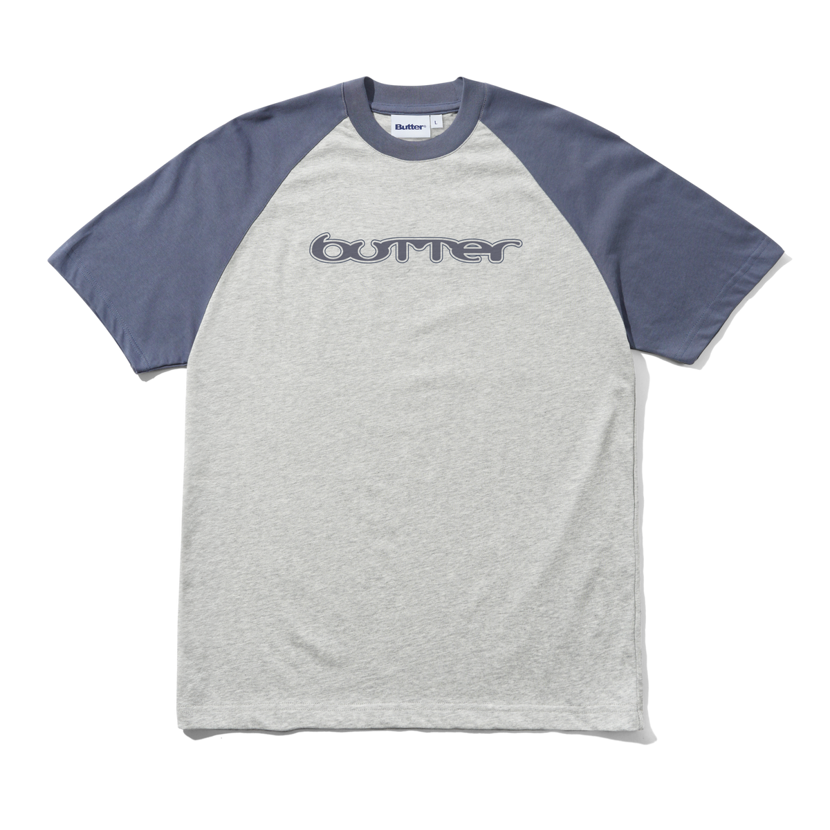Witness Raglan Tee, Slate / Ash