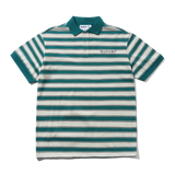 Witness Stripe Polo, Grey / Teal
