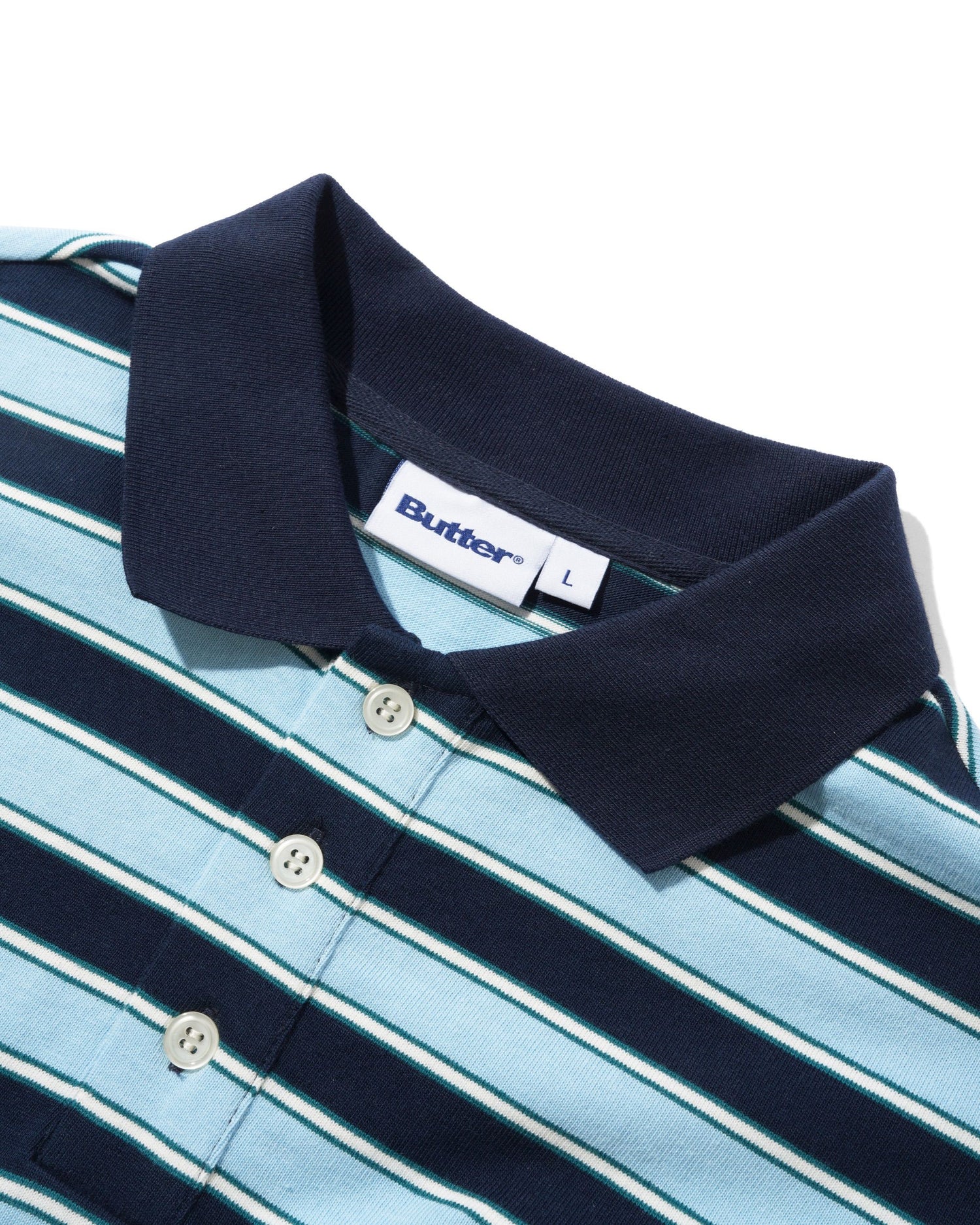 Witness Stripe Polo, Navy / Blue