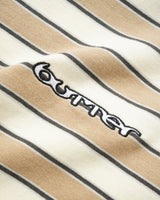 Witness Stripe Polo, Tan / Ivory