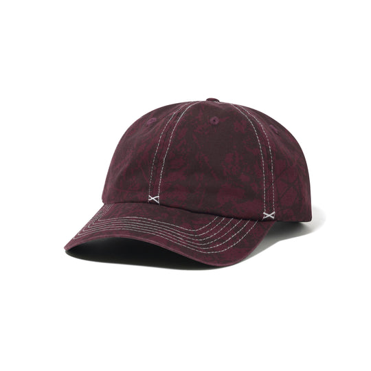 Woods Camo 6 Panel Cap, Rust