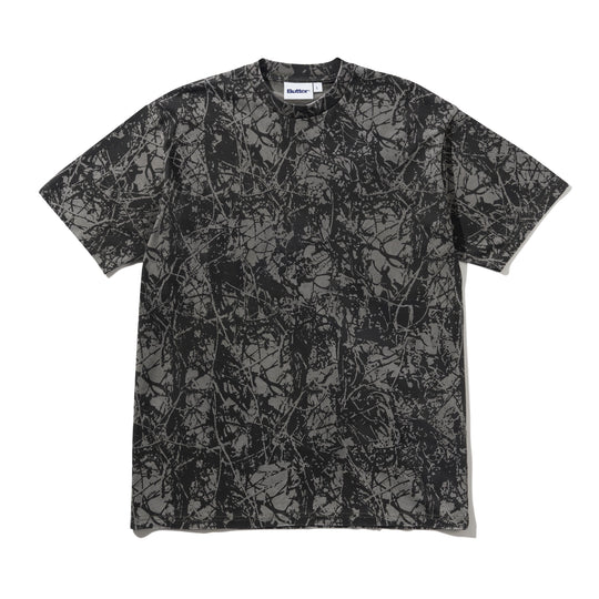 Woods Camo Tee, Washed Black