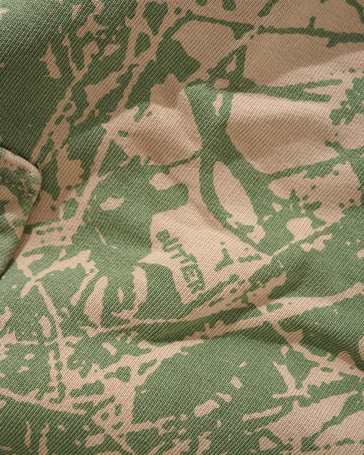 Woods Camo Zip-Thru Hood, Washed Sage