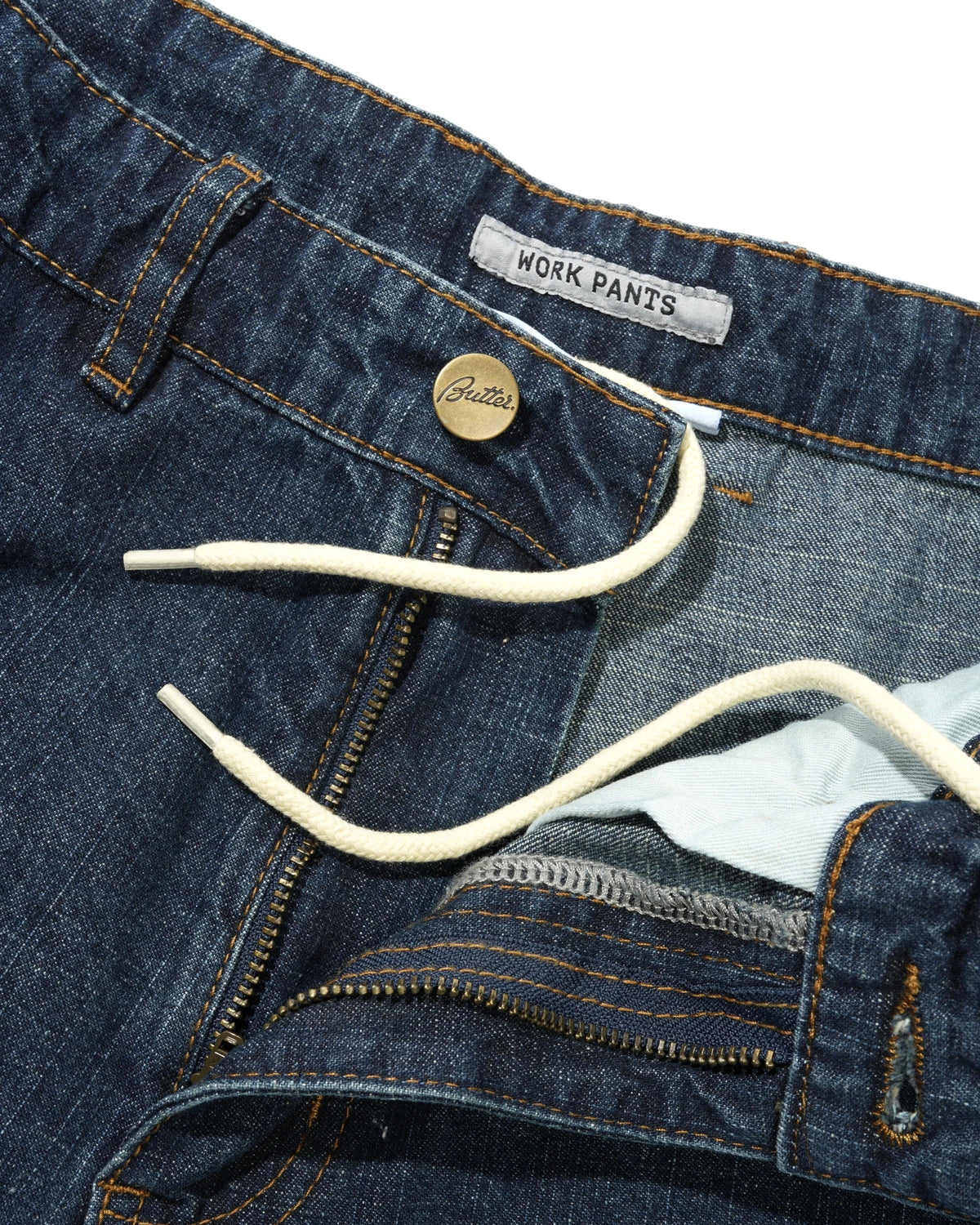 Work Pants, Streaky Navy Wash