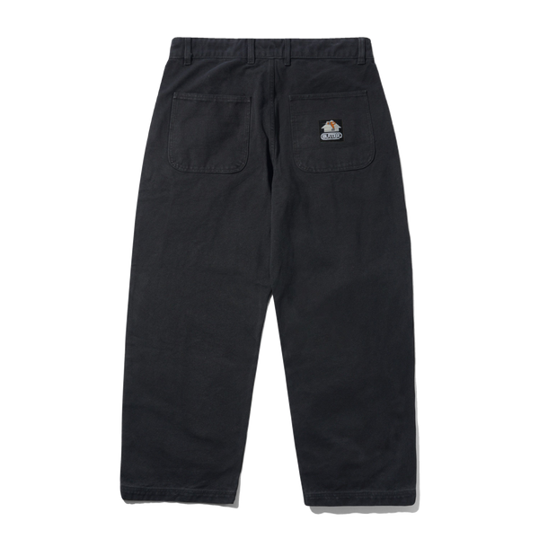Butter Goods Work Pants, Washed Black