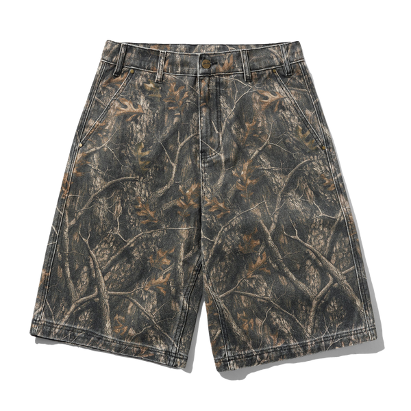 Butter Goods Work Shorts, Forest Camo