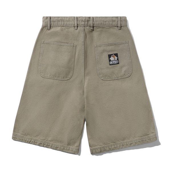 Butter Goods Work Shorts, Grey Wash