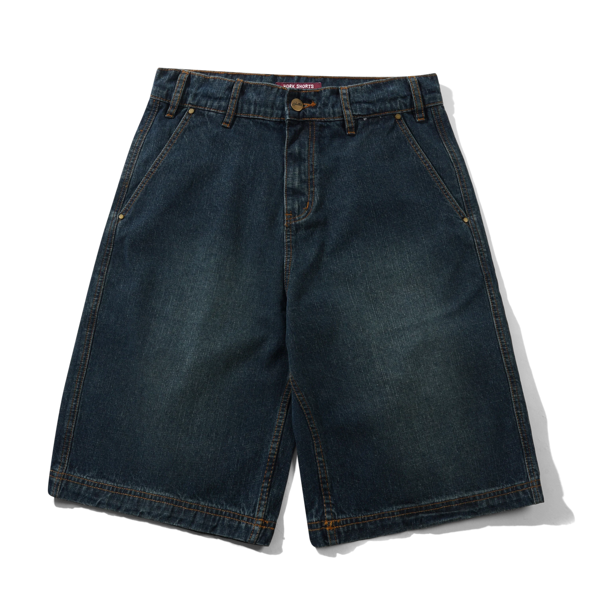 Work Shorts, Streaky Navy Wash