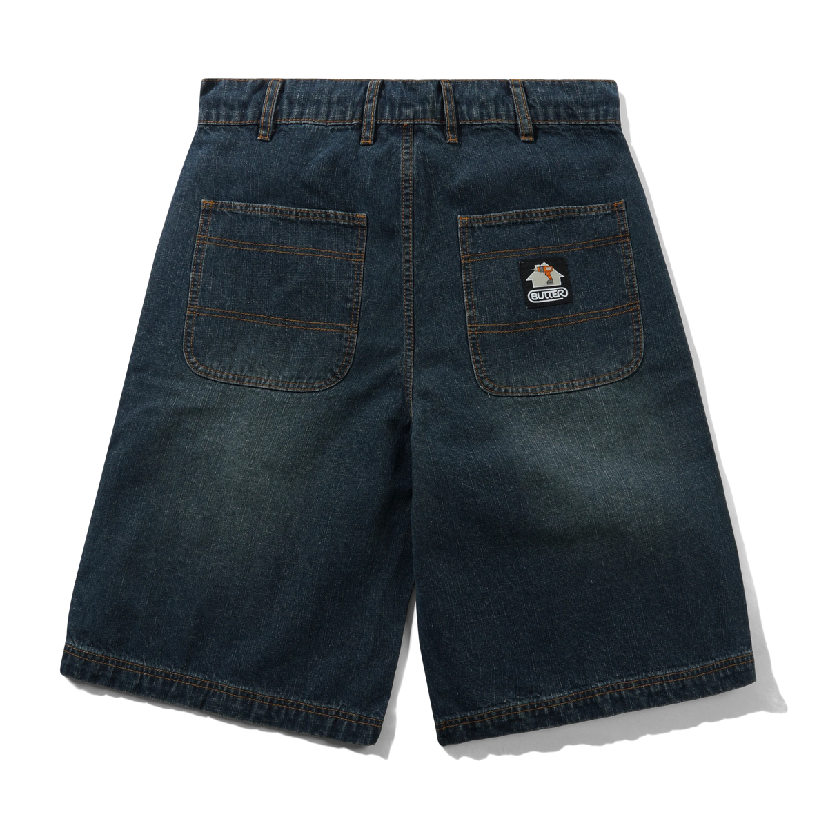 Work Shorts, Streaky Navy Wash
