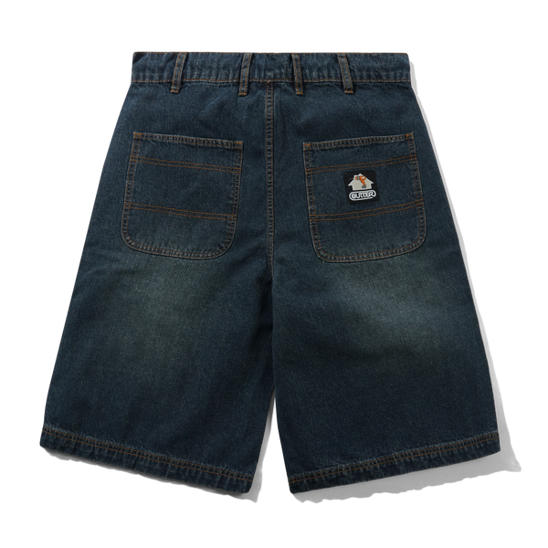 Butter Goods Work Shorts, Streaky Navy Wash