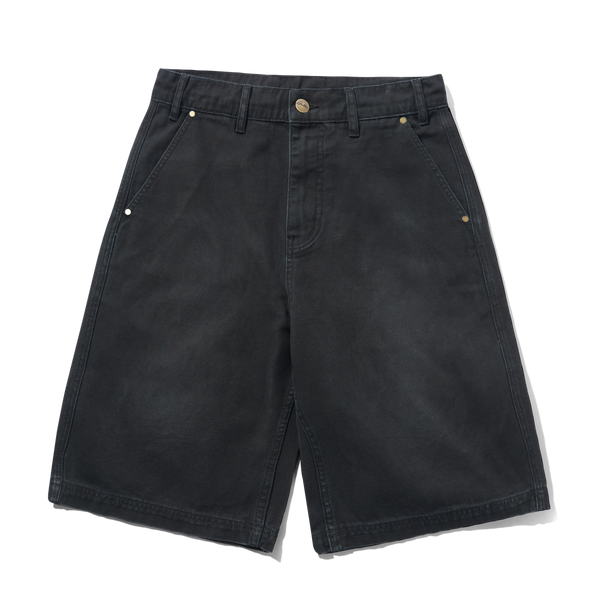 Butter Goods Work Shorts, Washed Black