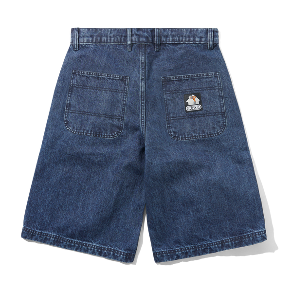 Butter Goods Work Shorts, Worn Indigo