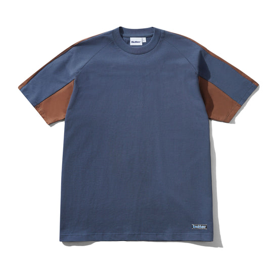 Worldwide Panelled Tee, Denim