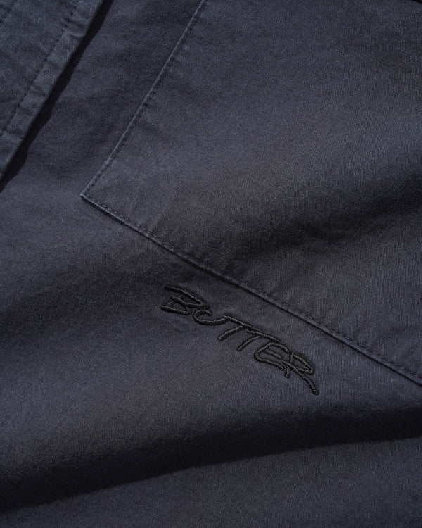 Butter Goods Yard Shirt, Distressed Navy