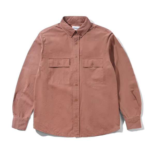 Butter Goods Yard Shirt, Distressed Salmon