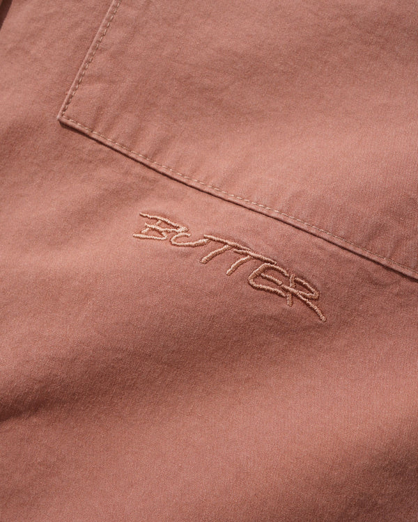 Butter Goods Yard Shirt, Distressed Salmon